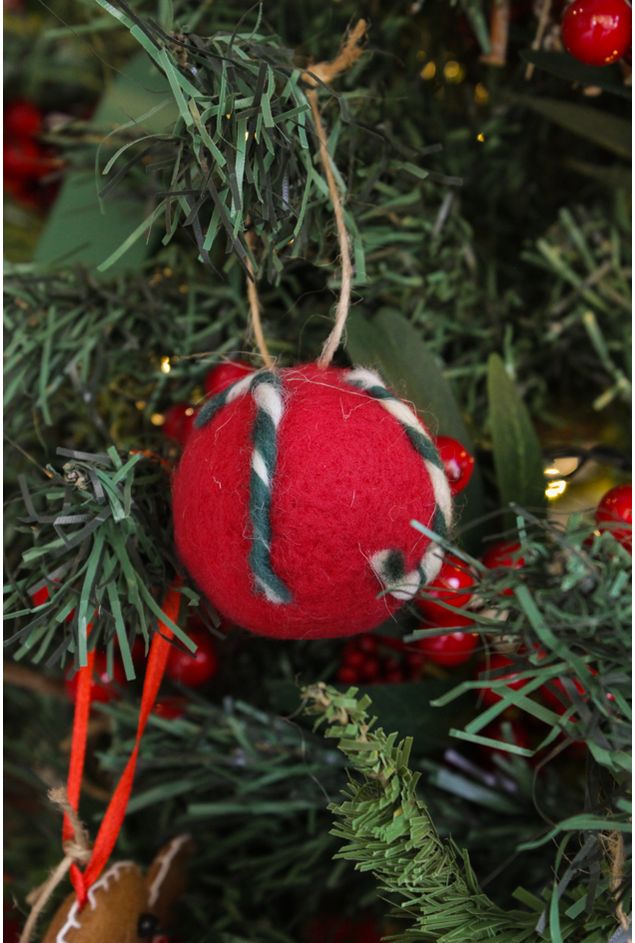 Kit Bolinhas de Natal Em Feltro Coloridas Natal -3-